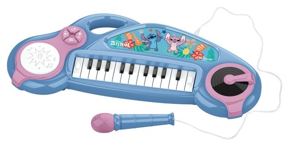 Piano electronico Stitch Lexibook con microfono