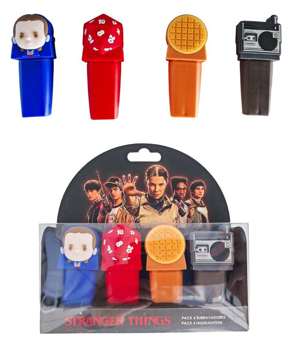Set 4 subrayadores Stranger Things