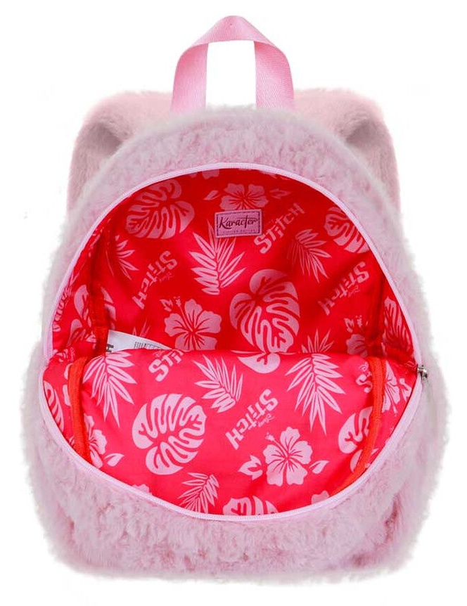 Mochila infantil Angel Stitch corazon peluche 30cm - Imagen 3