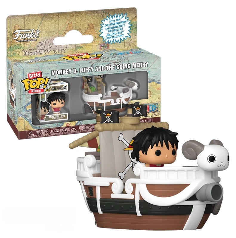 Figura Bitty Pop Luffy en Going Merry One Piece