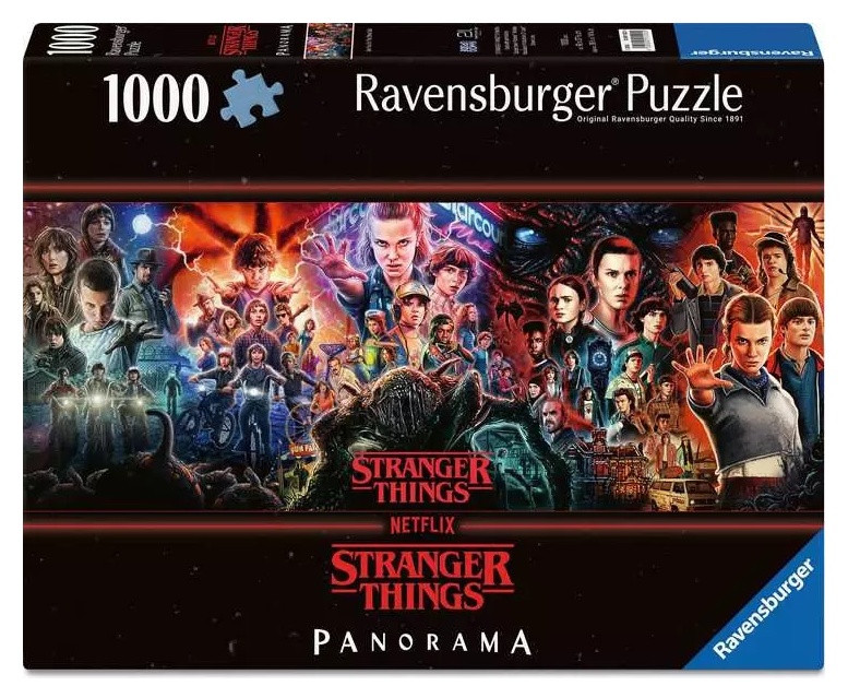 Puzzle panorama Posters Stranger Things 1000 piezas Ravensburger