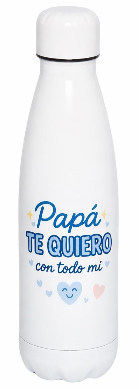 Botella de agua acero Papa Te Quiero
