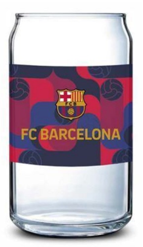 Vaso de vidrio Lata F.C. Barcelona