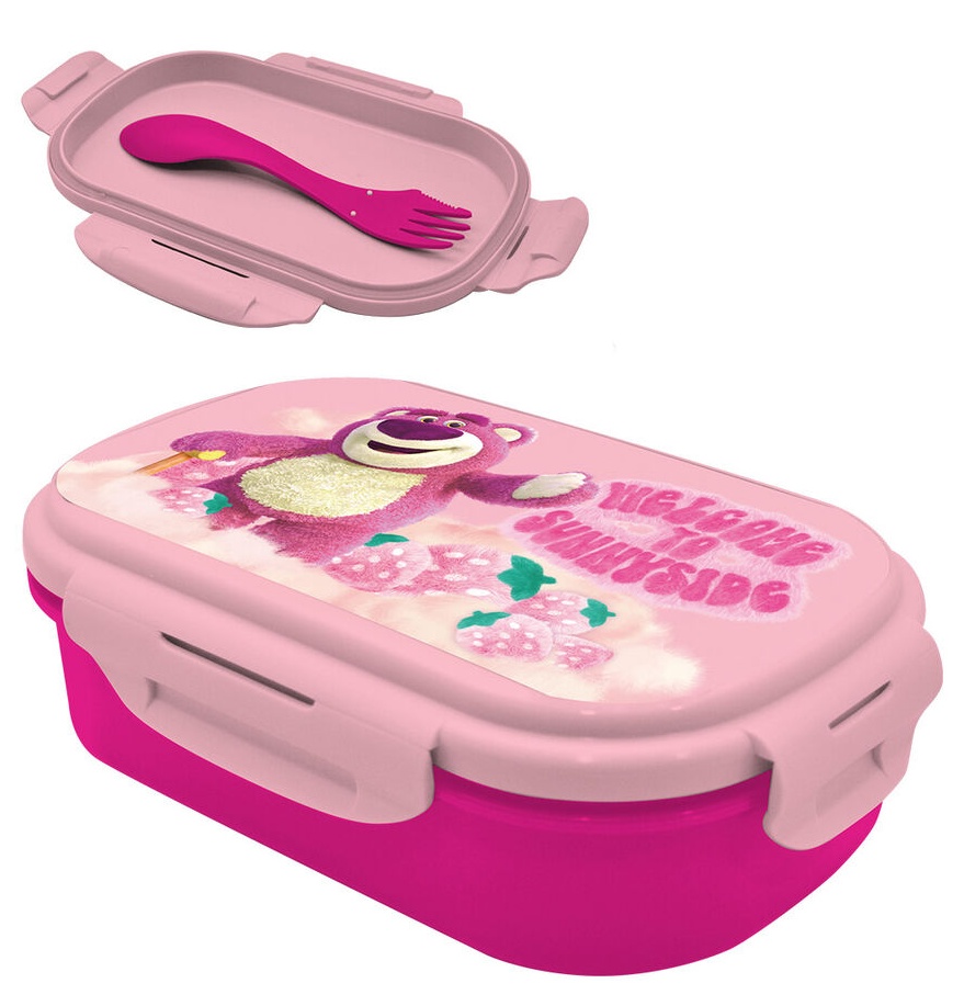 Fiambrera + Cubierto Lotso Toy Story