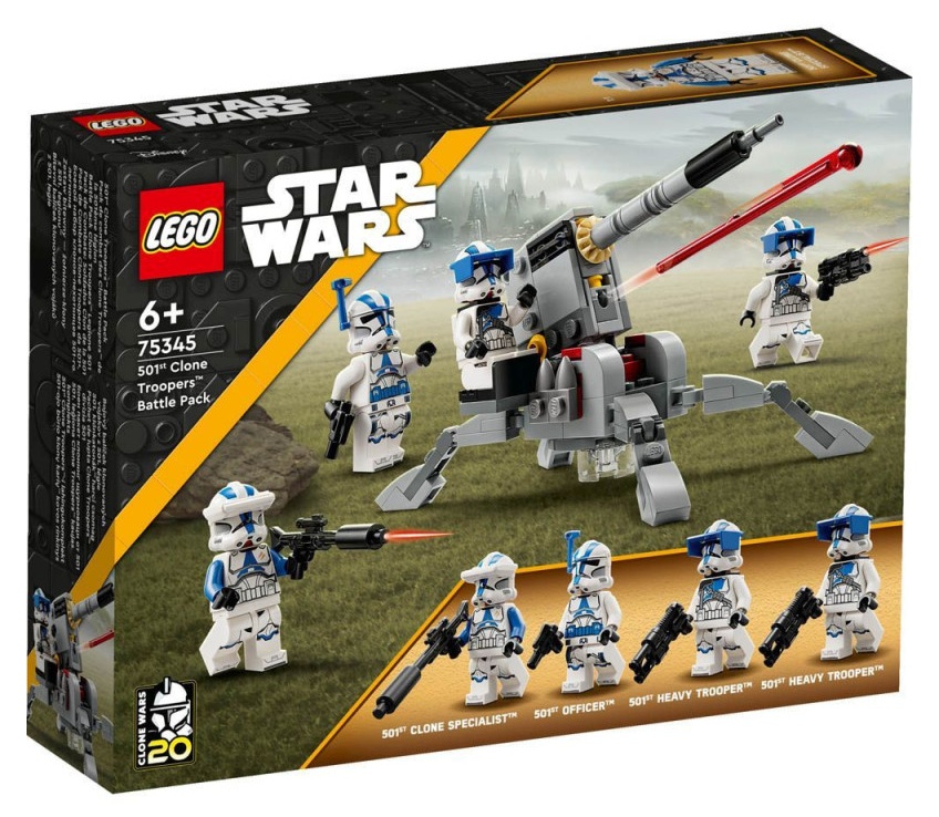 Lego Soldados Clon de la 501 Star Wars