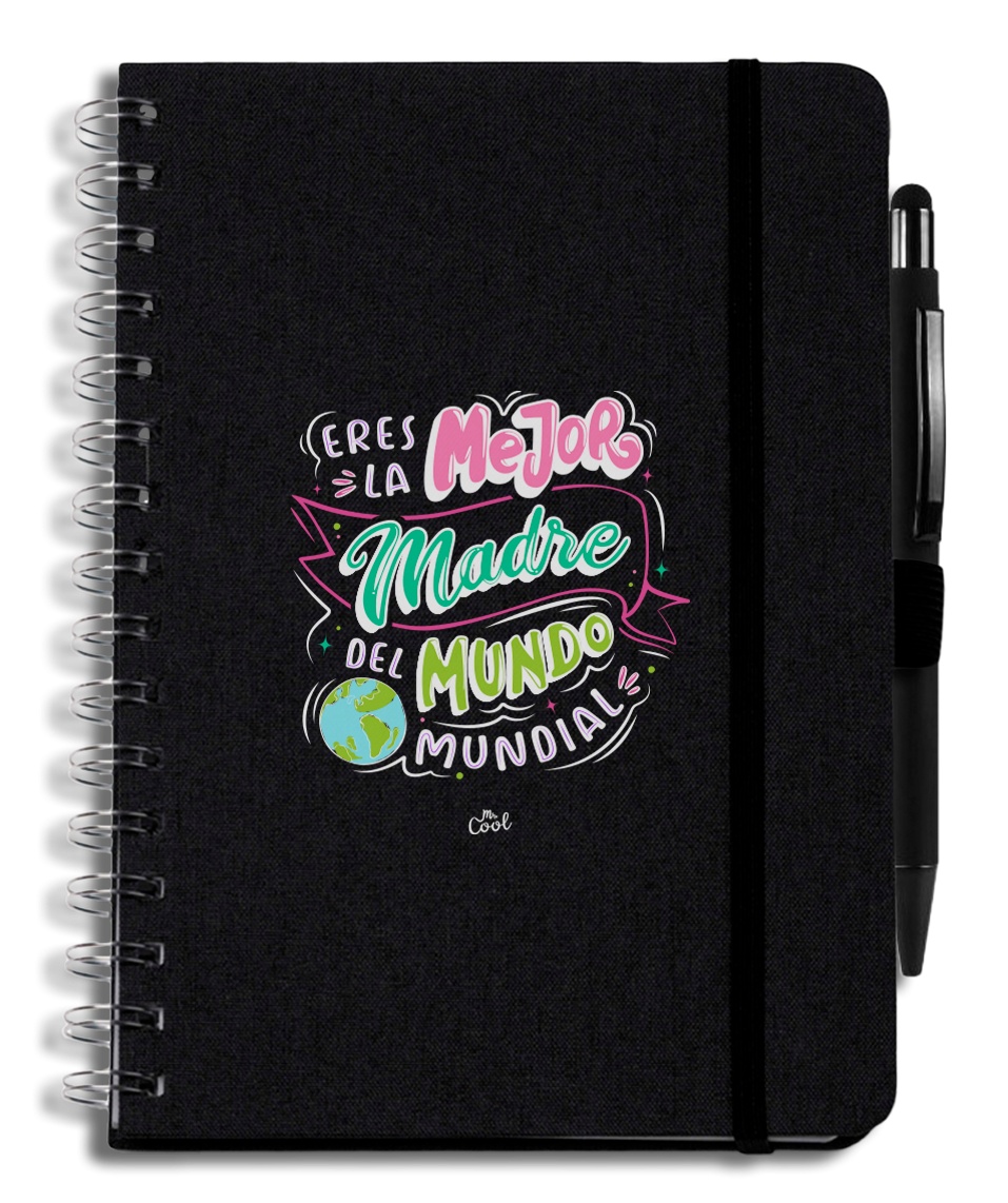 Libreta + Boligrafo Eres la Mejor Madre del Mundo Mundial