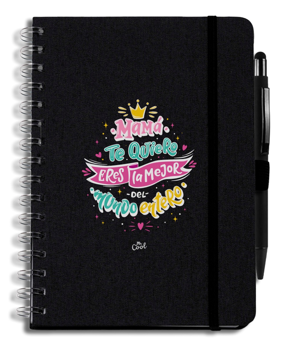 Libreta + Boligrafo Mama Eres la Mejor del Mundo Entero