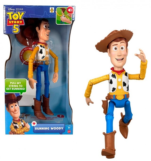 Figura Woody Toy Story 5 Mattel 30cm con sonido y movimiento