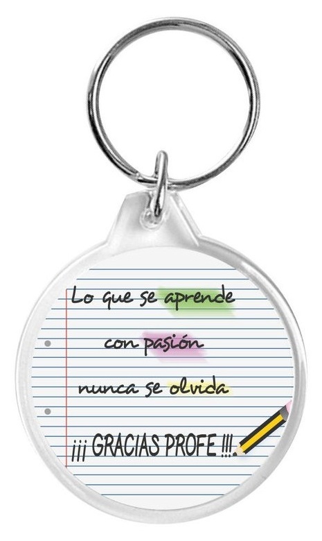 Llavero Gracias Profe