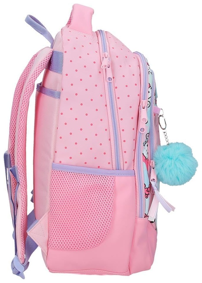Mochila Cute Hello Kitty adaptable a carro 42cm - Imagen 2