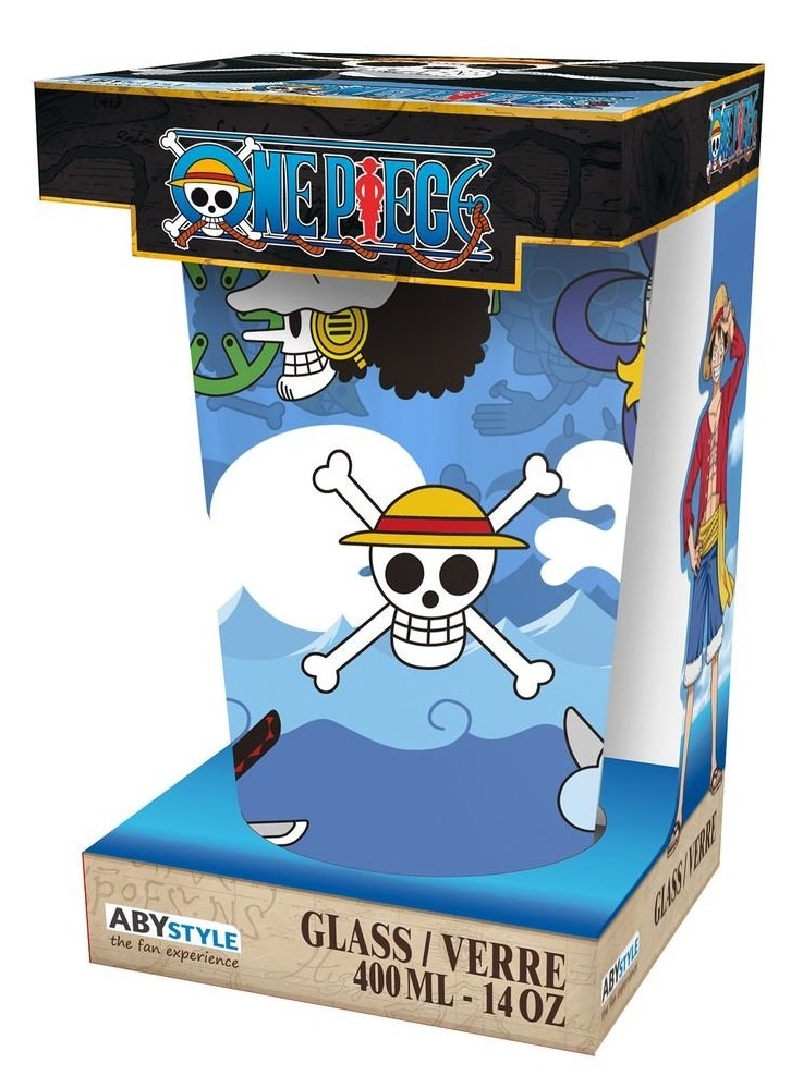 Vaso de vidrio Calaveras One Piece - Imagen 2