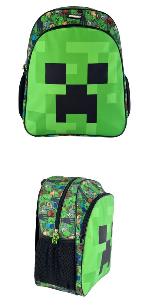 Mochila Creeper Minecraft 40cm - Imagen 2