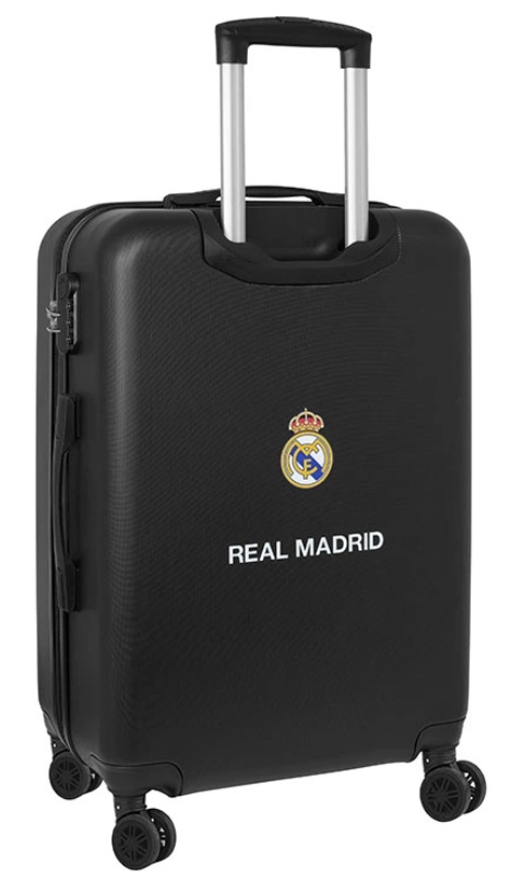 Maleta de viaje Real Madrid negra 63cm - Imagen 2