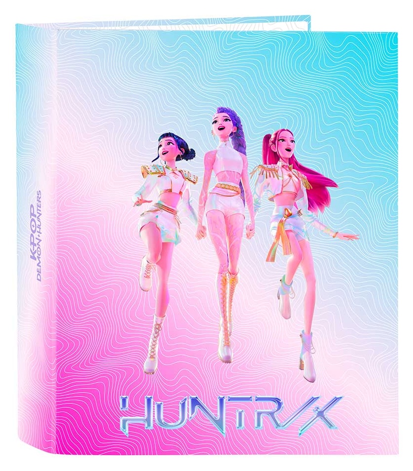 Carpeta anillas Las Guerreras K-Pop A4