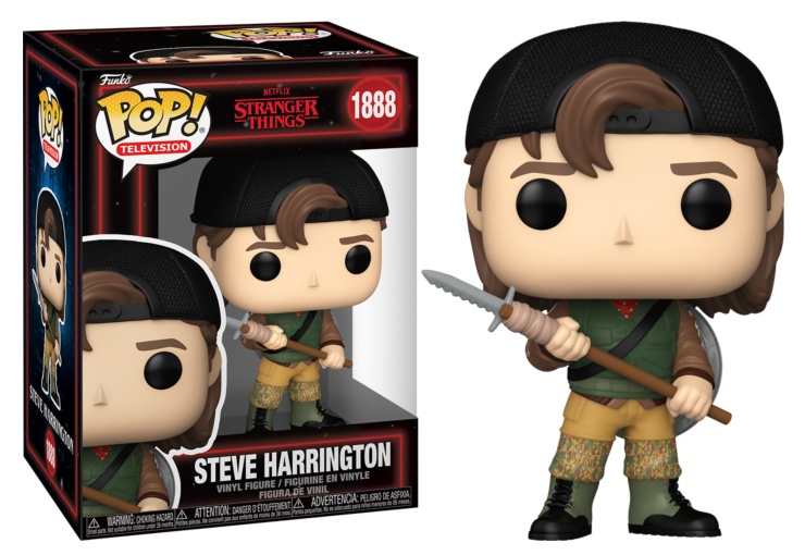 Figura Funko Pop Steve con lanza Temporada 5 Stranger Things