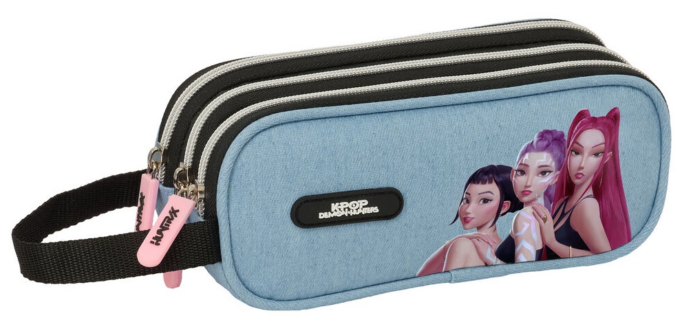 Portatodo triple rectangular Heart Las Guerreras K-Pop