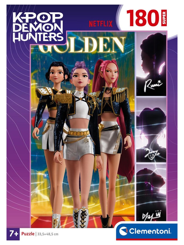 Puzzle Golden Las Guerreras K-Pop 180 piezas Clementoni