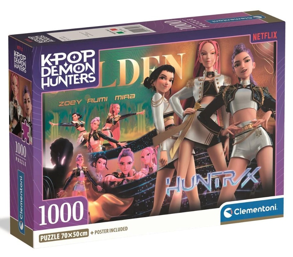 Puzzle Golden Las Guerreras K-Pop 1000 piezas Clementoni