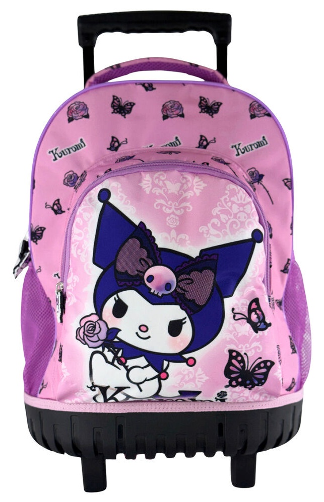 Trolley mochila Kuromi morada Hello Kitty 44cm