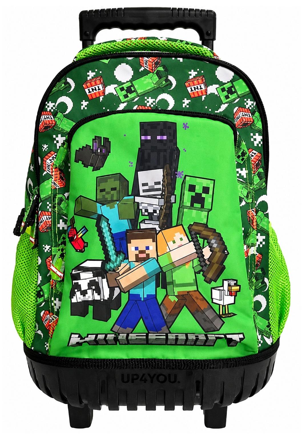 Trolley Mochila Characters Minecraft 44cm