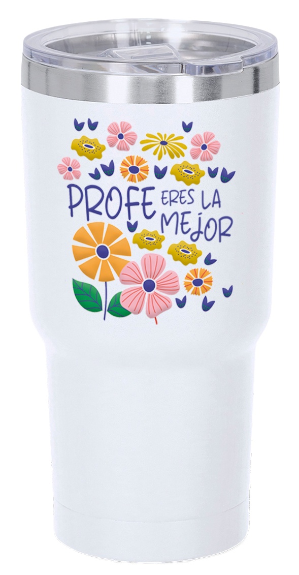 Vaso de viaje acero Profe Eres la Mejor