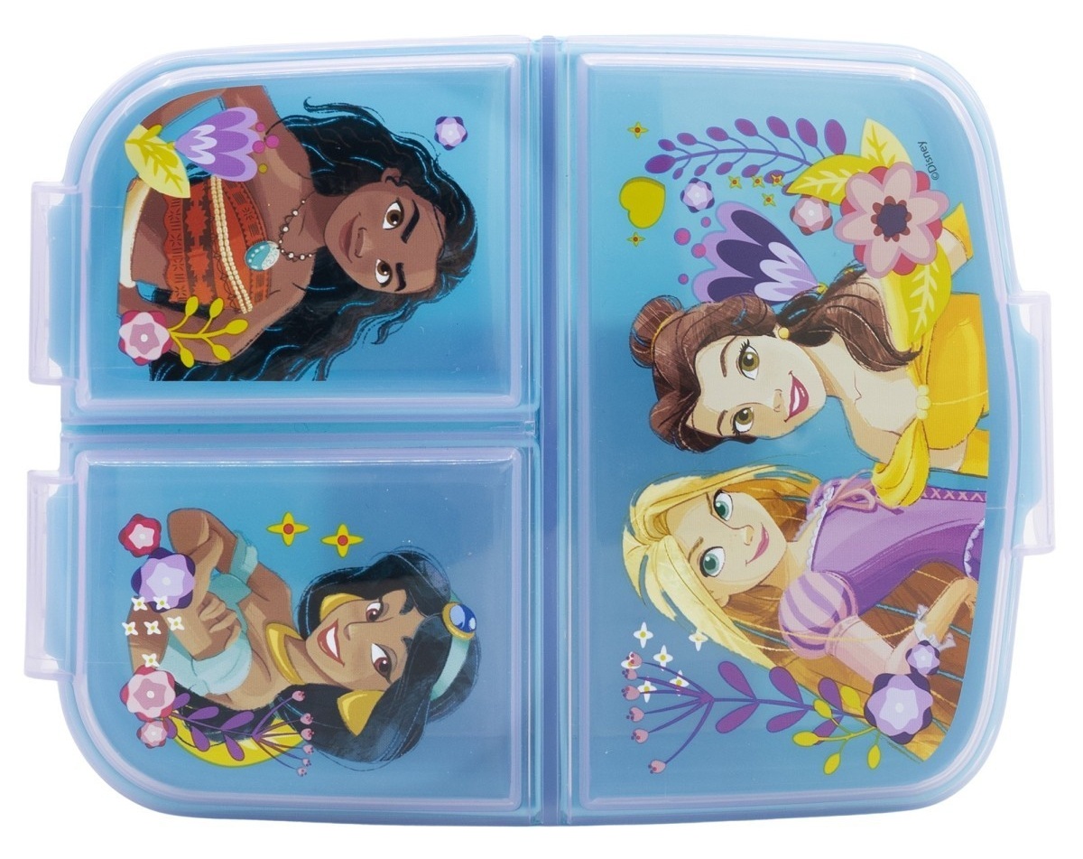 Fiambrera multiple Flowers Princesas Disney