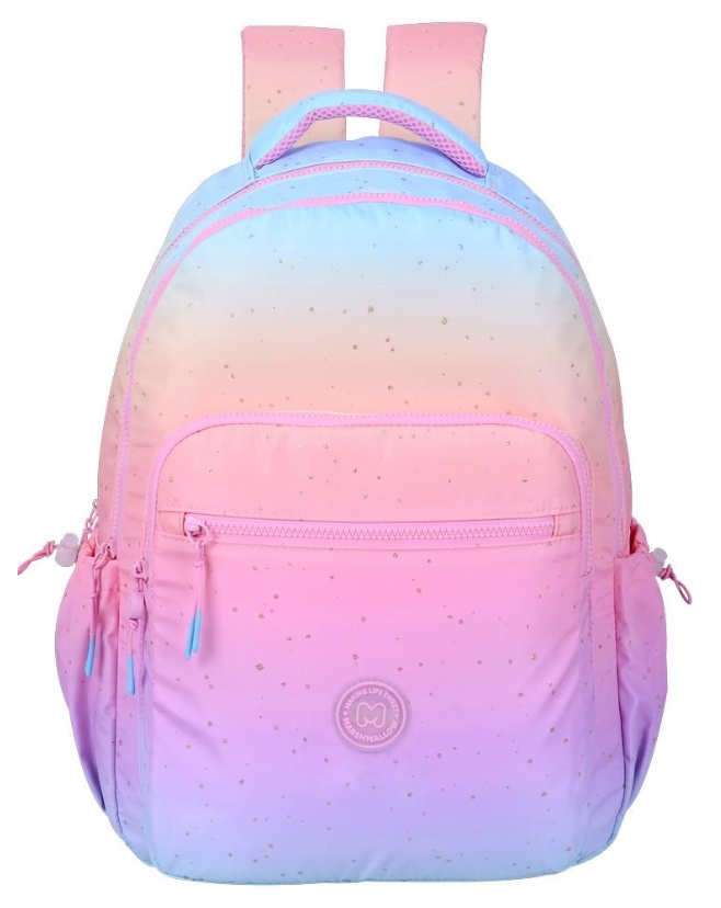 Mochila doble Degrade Marshmallow 43cm