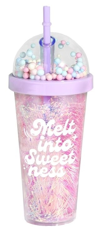 Vaso con pajita Sweet