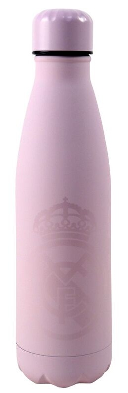 Botella de agua acero Real Madrid rosa 600ml