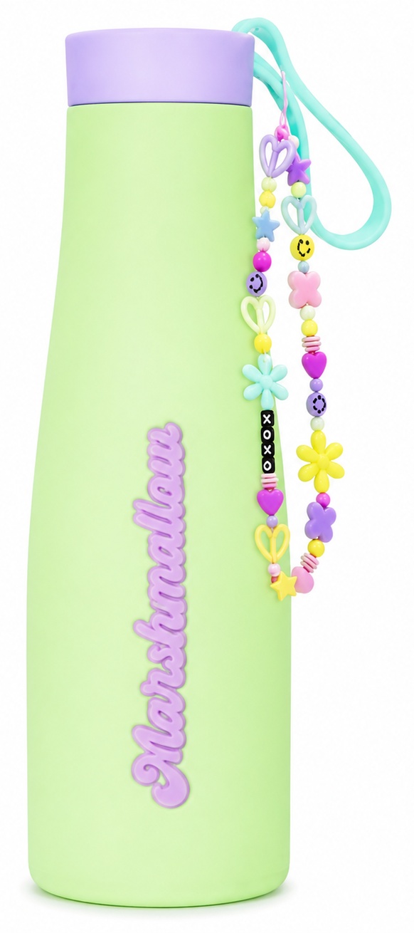 Botella de agua acero Lima Marshmallow