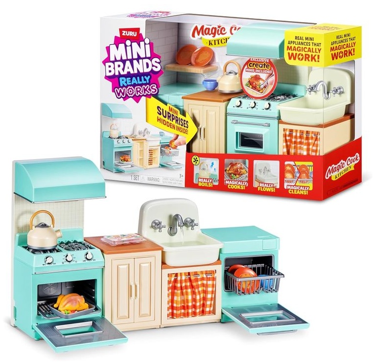 Cocina Mini Brands Really Works Magic Cook Kitchen Serie 1 Zuru