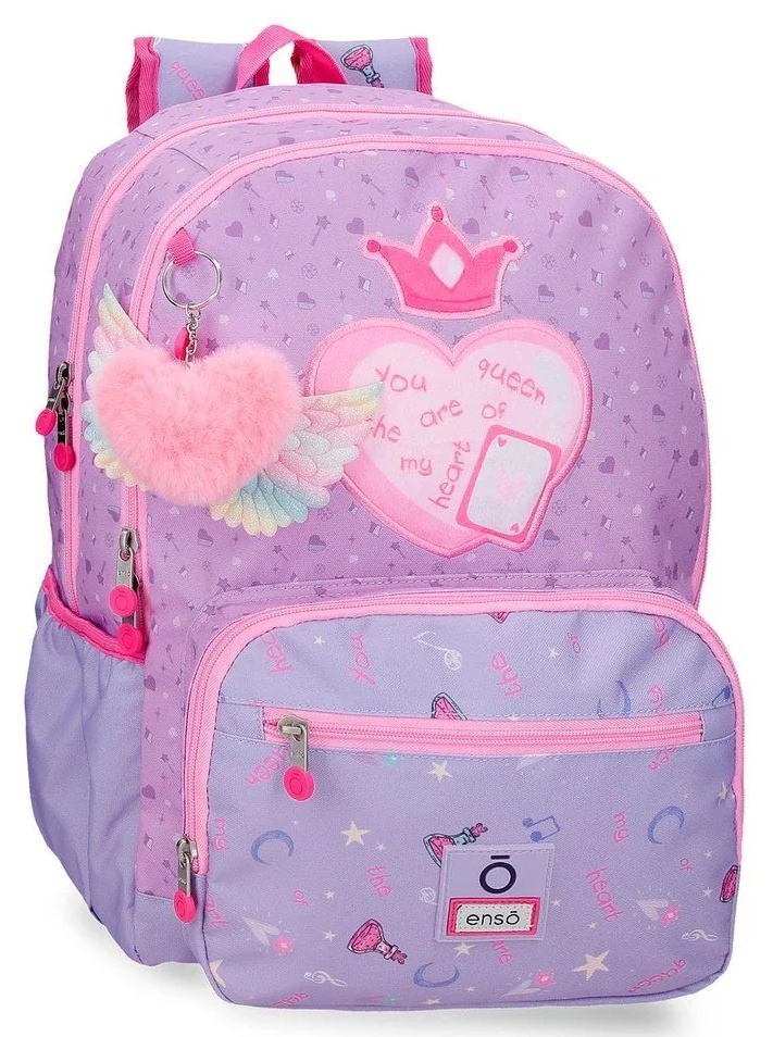 Mochila doble Queen of Hearts Enso adaptable a carro 44cm