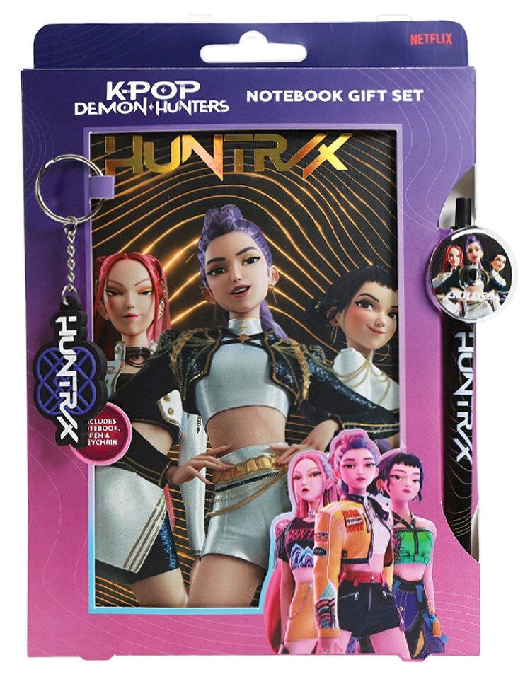 Set Libreta + Boligrafo + Llavero Golden Las Guerreras K-Pop - Imagen 2
