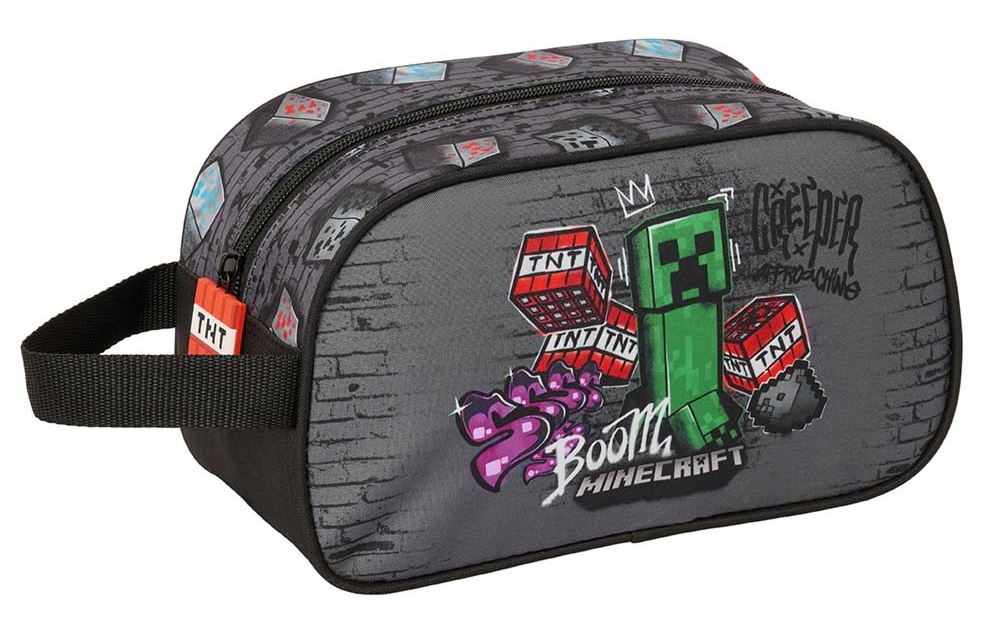 Neceser Grafiti Minecraft adaptable a carro
