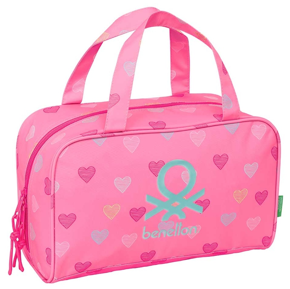 Neceser rectangular Hearts Benetton