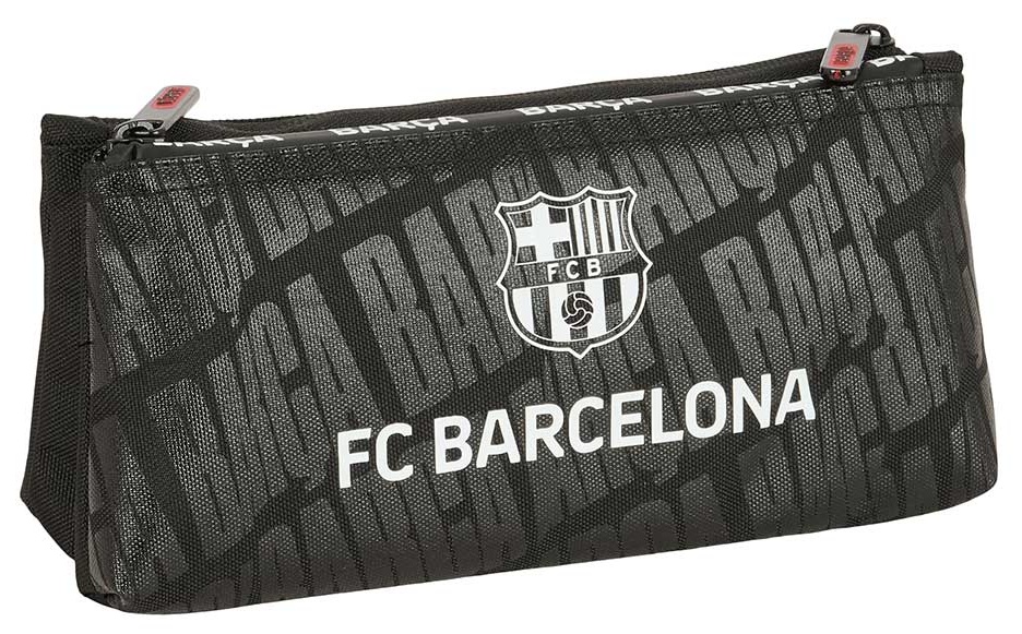 Portatodo doble Escudo FC. Barcelona negro