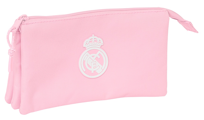 Portatodo triple Real Madrid rosa