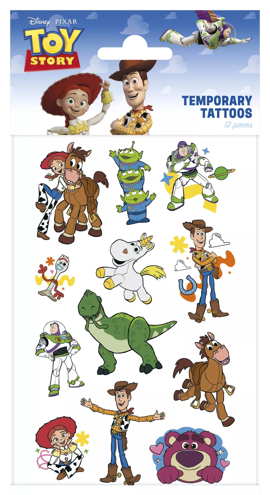 Set 12 Tatuajes Toy Story