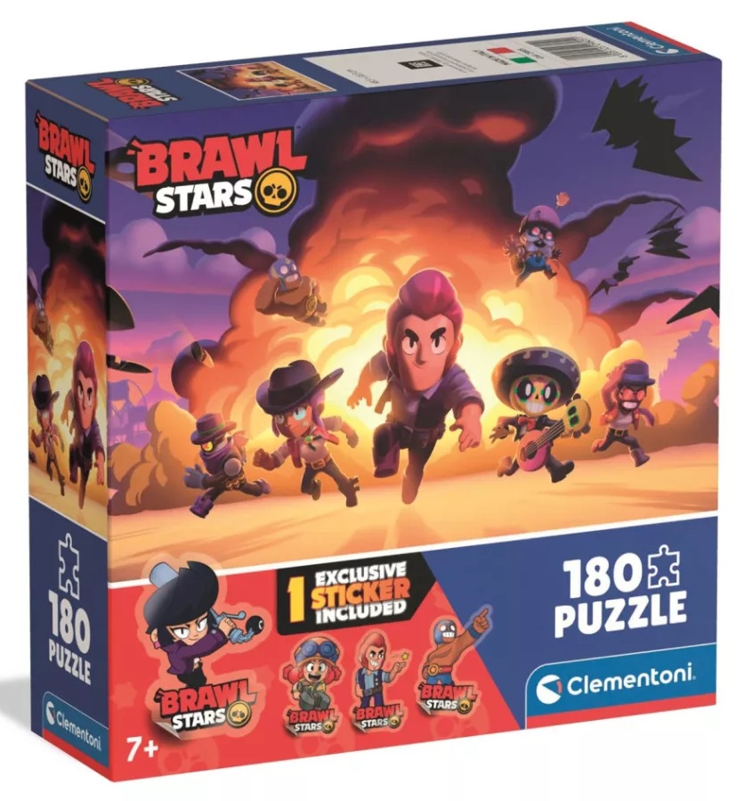 Puzzle Brawl Stars Wild 180 piezas Clementoni