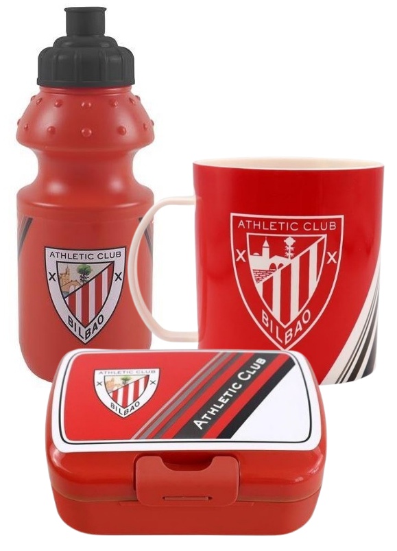 Pack OFERTA Botella + Fiambrera + Taza microondas Athletic Club de Bilbao