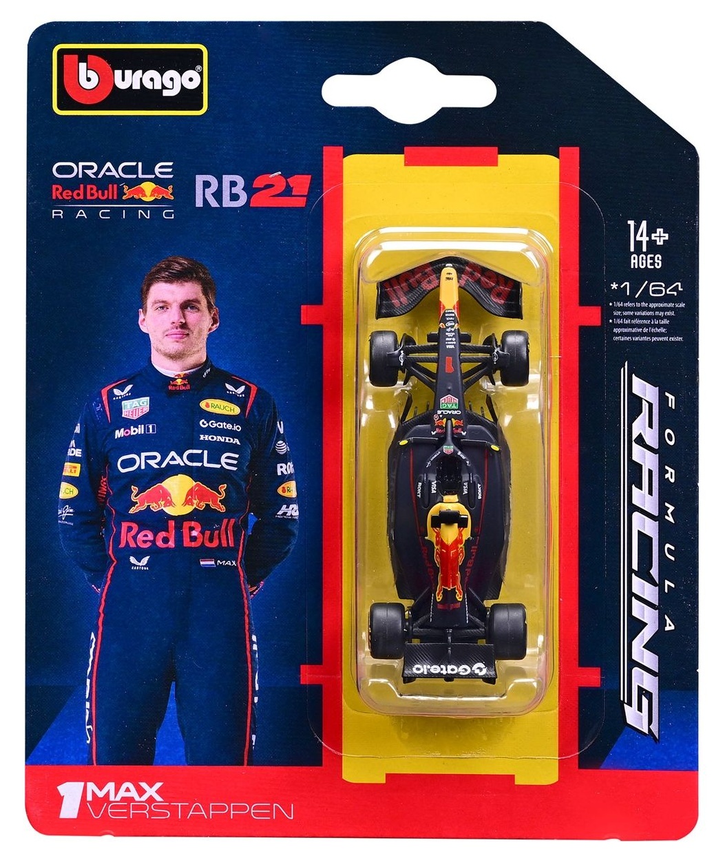 Replica Oracle Red Bull Racing RB21 F1 Max Verstappen Burago