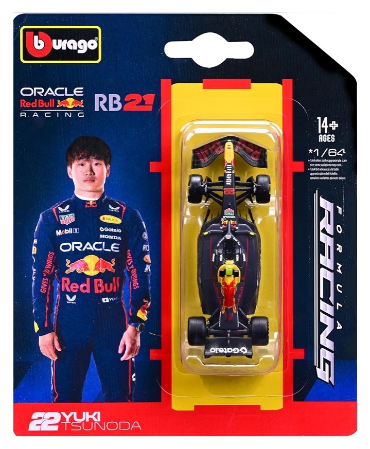 Replica Oracle Red Bull Racing RB21 F1 Yuki Tsunoda Burago