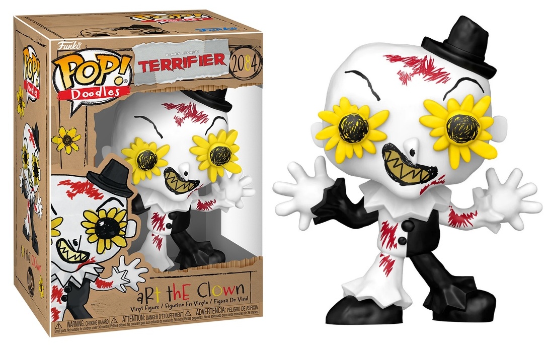 Figura Funko Pop Doodles Art el Payaso Terrifier