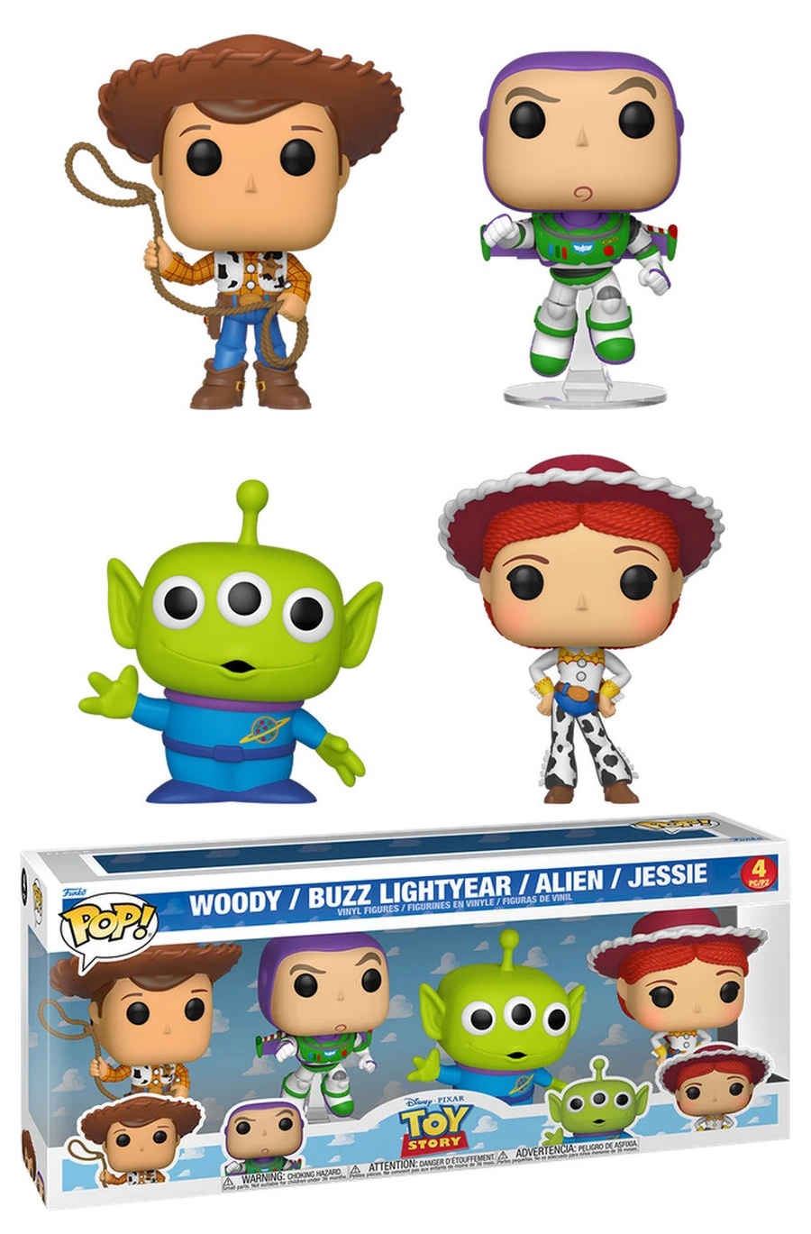 Pack 4 Figuras Funko Pop Toy Story