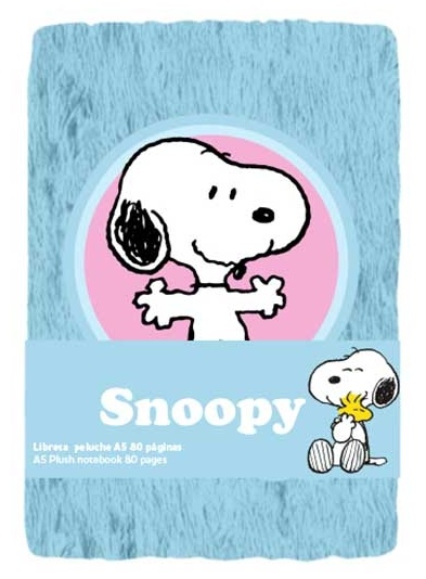 Libreta peluche Snoopy A5