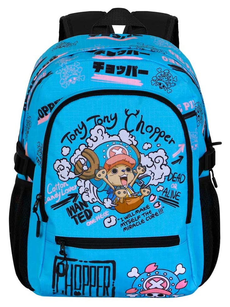 Mochila Chopper One Piece adaptable a carro 41cm