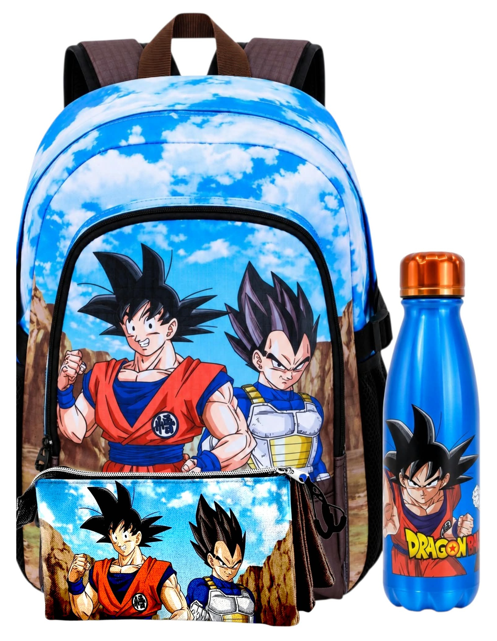 Pack OFERTA Mochila + Portatodo + Botella Rivals Dragon Ball