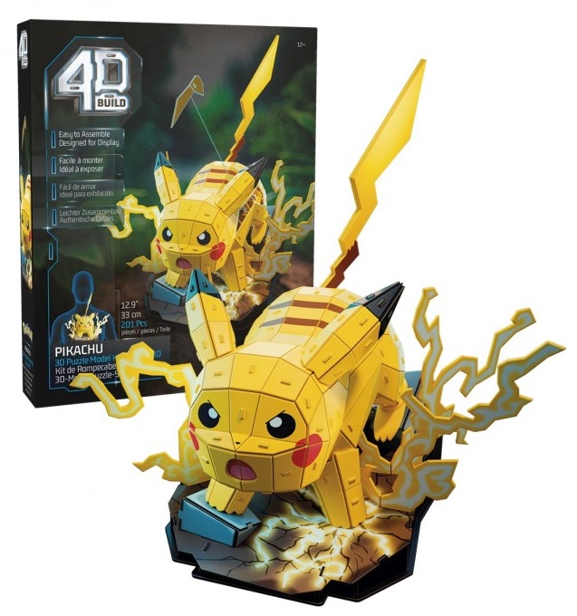 Figura Puzzle 3D Pikachu Pokemon