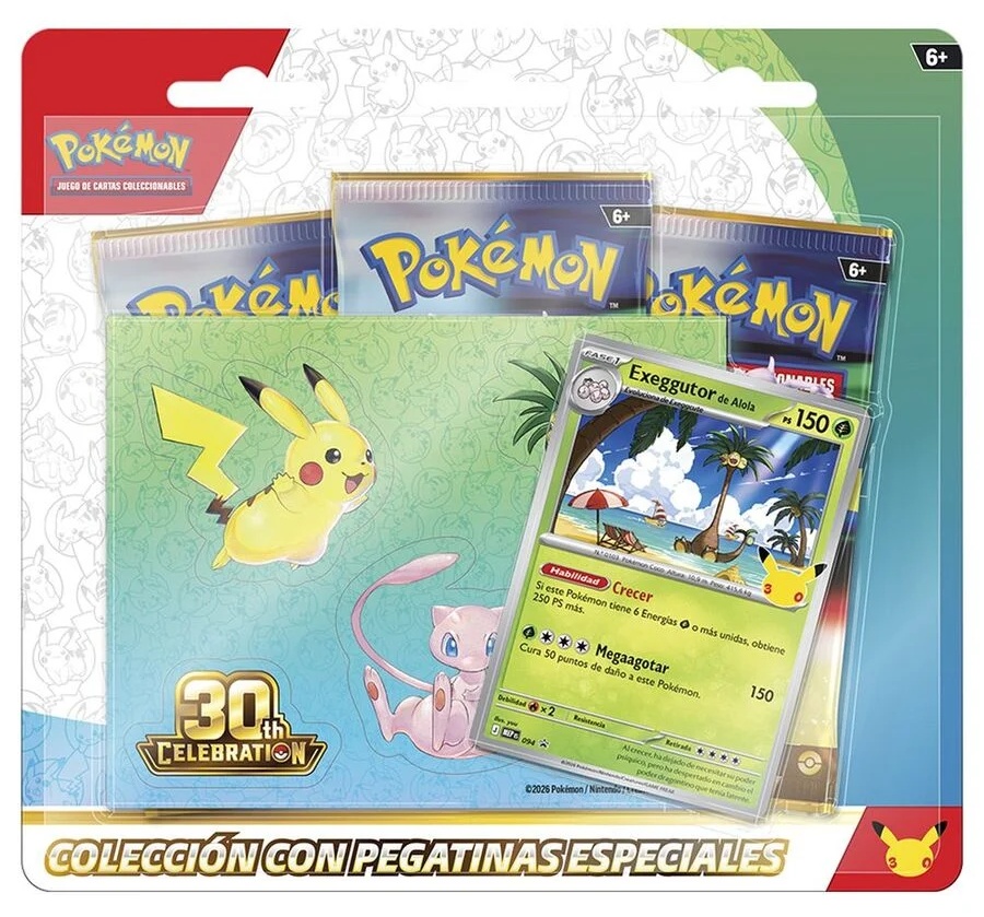 Juego de Cartas 30 Aniversario Exeggutor Pokemon TCG (castellano)