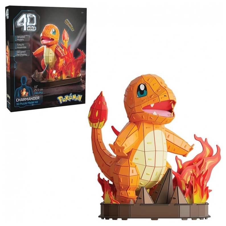 Figura Puzzle 3D Charmander Pokemon